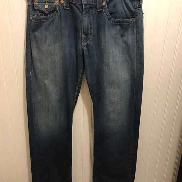 True Religion Men's Blue Jeans